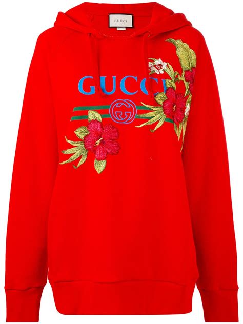 red gucci sweatshirt flowers|knockoff Gucci sweatshirts.